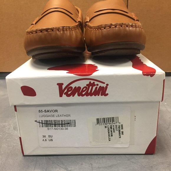 Shoes Savor Luggage Leather Loafers Boys 45(01)